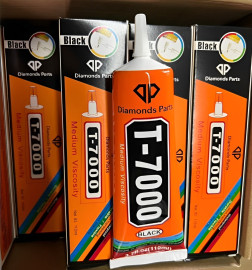 COLA  PARA REPARO EM TELAS SMARTPHONE PRETA T7000!