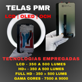 TELA SAM J4 LCD DOURADO SEM ARO PMR